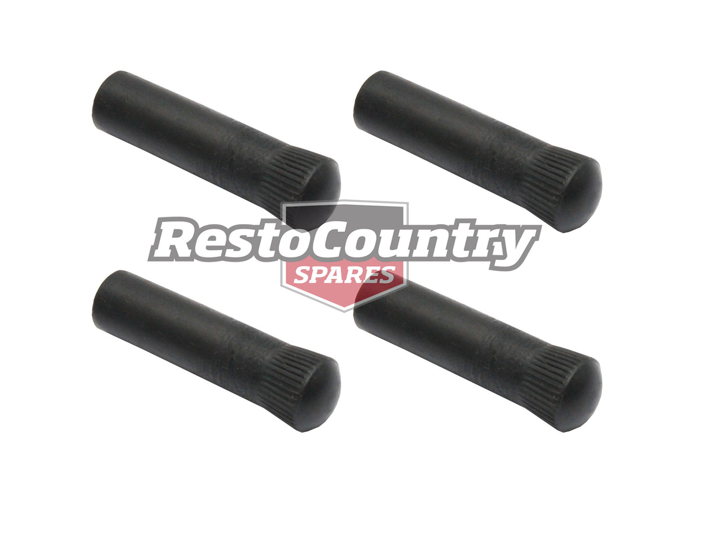 Holden Black Door Lock Knob Set x4 48-215 FJ FX Front + Rear trim clip - DLK3B