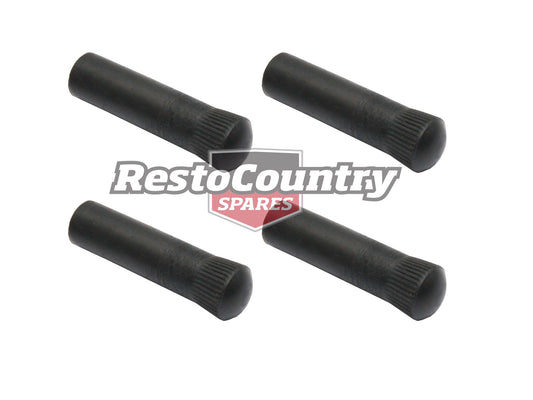 Holden Black Door Lock Knob Set x4 48-215 FJ FX Front + Rear trim clip - DLK3B