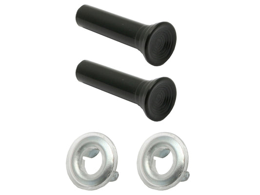 Holden BLACK Door Lock Knob +Ferrule Kit HK HT HG HQ HJ HX HZ WB LC LJ LH LX UC - DLK4