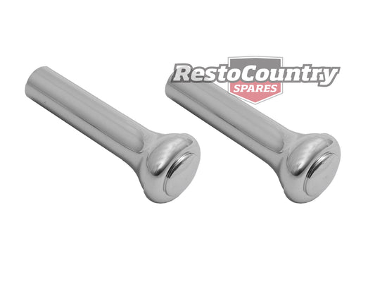 Chrysler Chrome Door Lock Knob PAIR VH VJ VK CL CM CJ CK CH Valiant & Charger - DLK5002