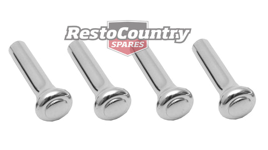 Chrysler Chrome Door Lock Knob Set x4 VH VJ VK CL CM CJ CK CH Valiant & Charger - DLK5003