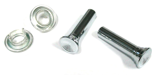 Holden CHROME Door Lock Knob Ferrule Kit HK HT HG HQ HJ HX HZ WB LC LJ LH LX UC - DLK8