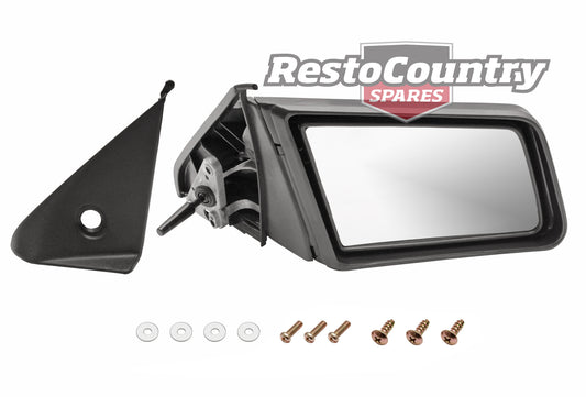 Holden Commodore Door Mirror VK VL Manual RIGHT + Fitting Screws exterior - DM1004