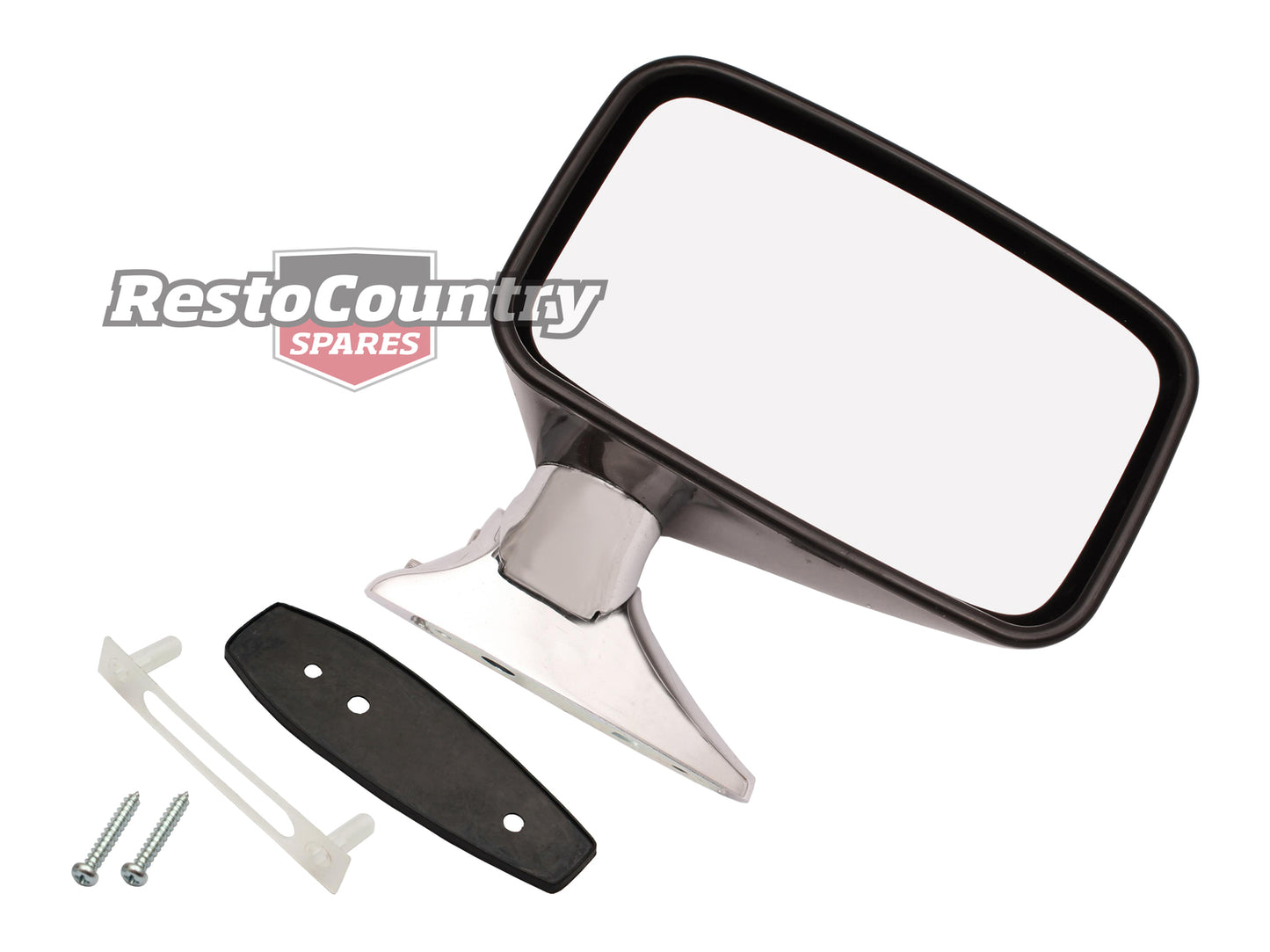 Holden GTS Door Mirror RIGHT + Gasket HQ HJ HX HZ WB LH LX UC TX exterior reverse - DM1020