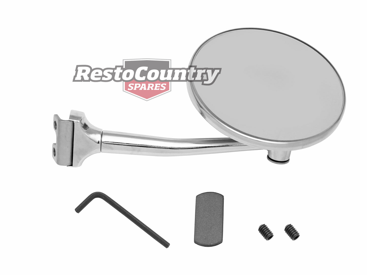 "Holden Door Mirror RIGHT - 4" STRAIGHT Arm FX FJ FE FC FB EK EJ EH HD HR - DM1026"