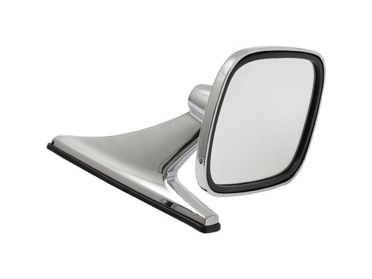 Universal Square Chrome Door Mirror x1 Left or Right holden ford - DM1033