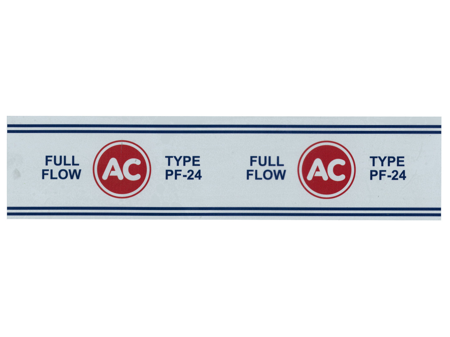 Holden Oil Filter Decal PF24 AC EH HD HR HK HT HG HQ HJ HX HZ WB LC LJ LH LX UC - DOF002