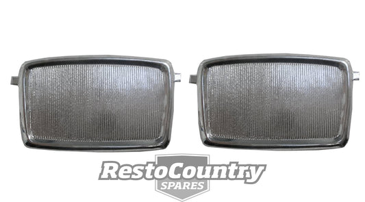 Holden Door Scratch Plate PAIR HD HR Early HK Premier Brougham handle - DP1005