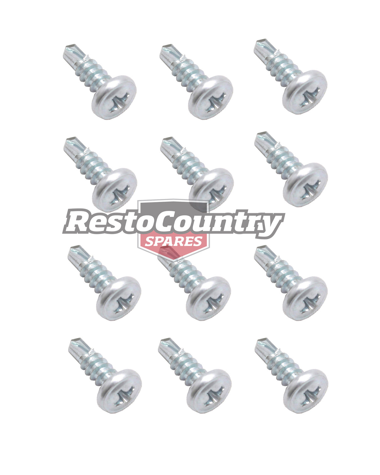 Holden Torana Scuff Plate Screw Set x12 LX UC HATCH door panel trim - DSS1011