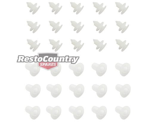 Ford Door Trim Clip + Socket Set x30Pce XD XE XF XG ZJ ZK ZL interior panel - DTC2000