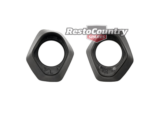 Holden Commodore Interior Armrest Black Surround TRIMS ONLY VB VC VH VK VL x2 plastic - EA1000