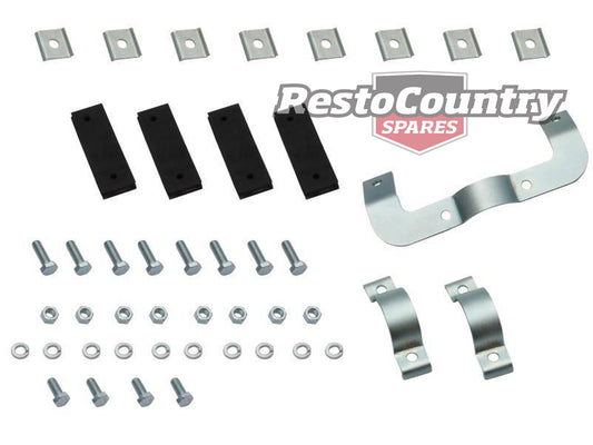 Holden Rear Muffler Hanger Kit - Front + Rear Bracket 48 215 FX FJ exhaust - EB1000