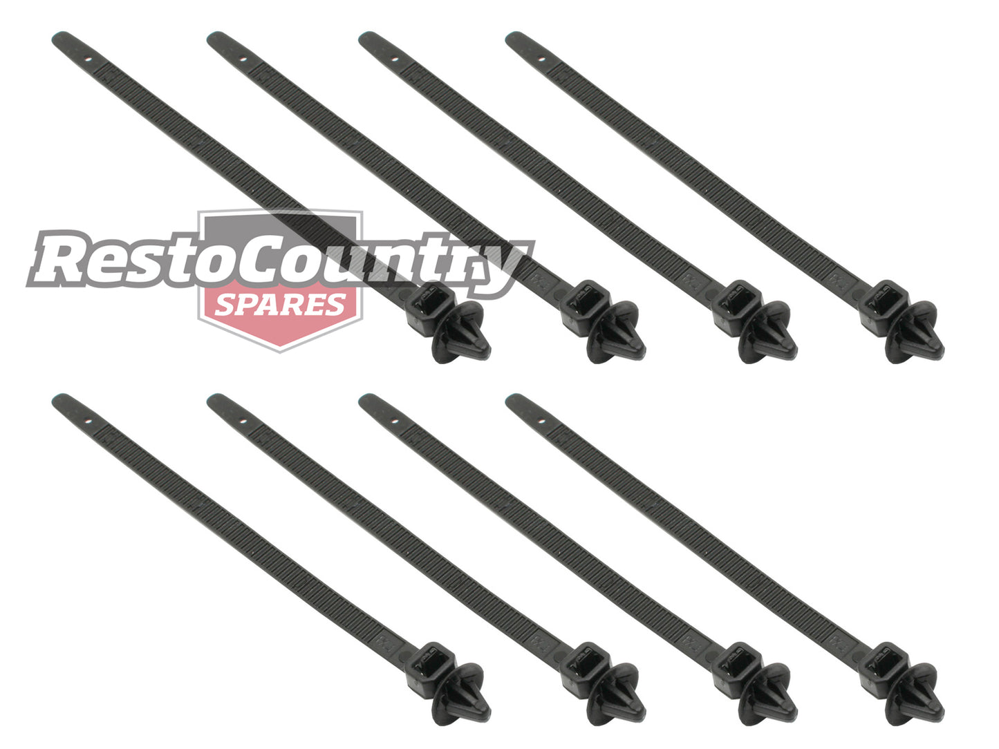 Holden Commodore Wiring Loom Harness Retaining Strap Set x8 VL wire - EC1011