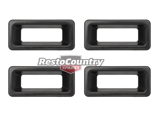 Holden Commodore Door Lock Slide Surround TRIMS VB VC VH VK VL Black x4 plastic - ELS1000