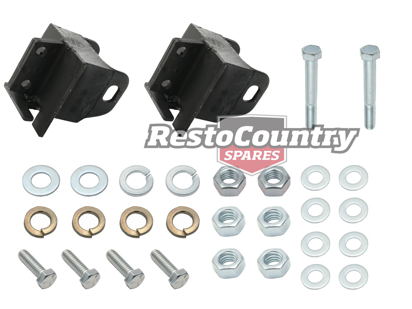 Holden Engine Mounts + Bolts +Nuts 6cyl HK - WB Torana LC - LX Commodore VB - VK - EM1005