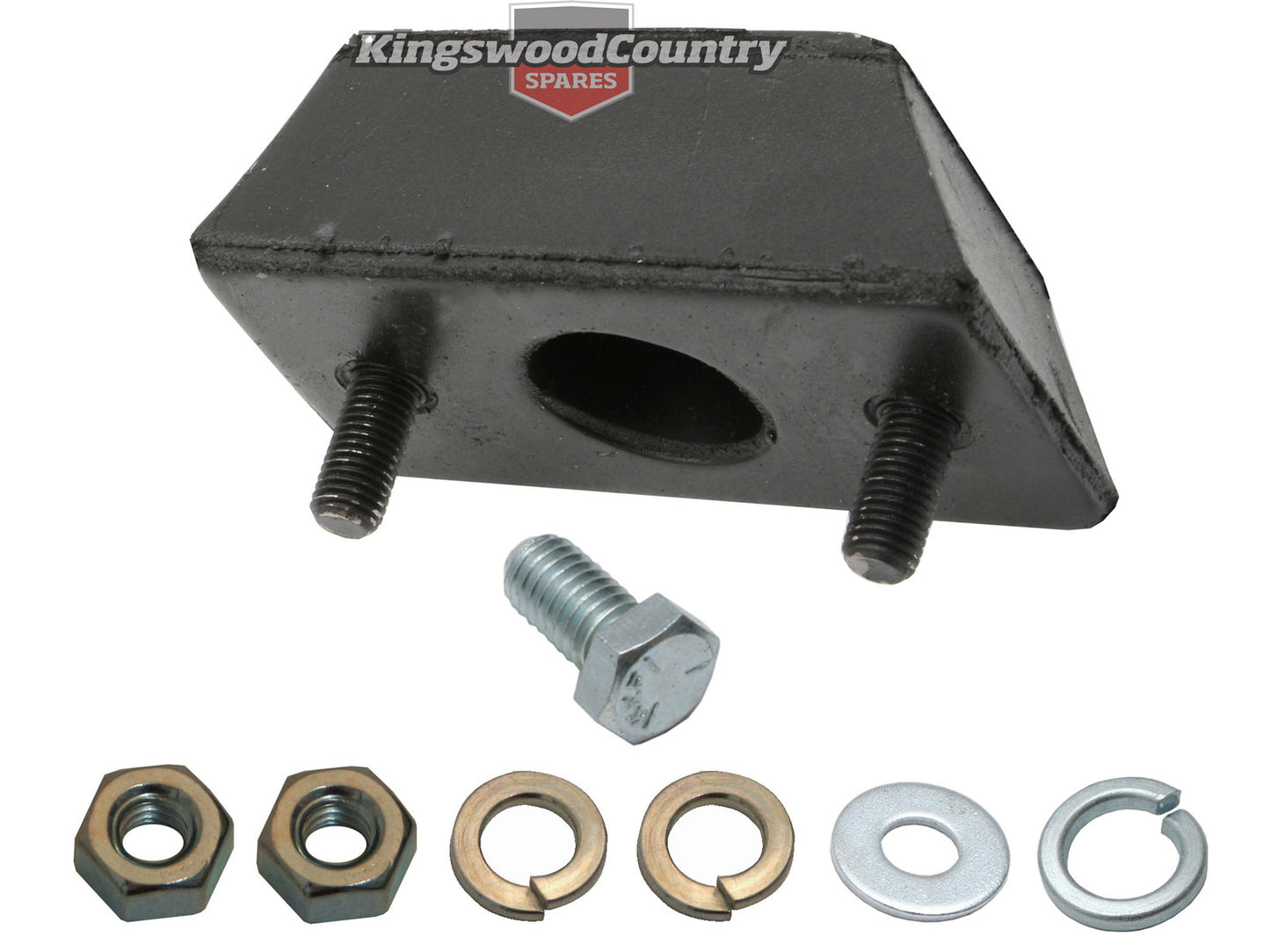 Holden FX FJ REAR Engine / Gearbox Mount +Bolt +Nuts Grey Motor 1948-52 - EM1012