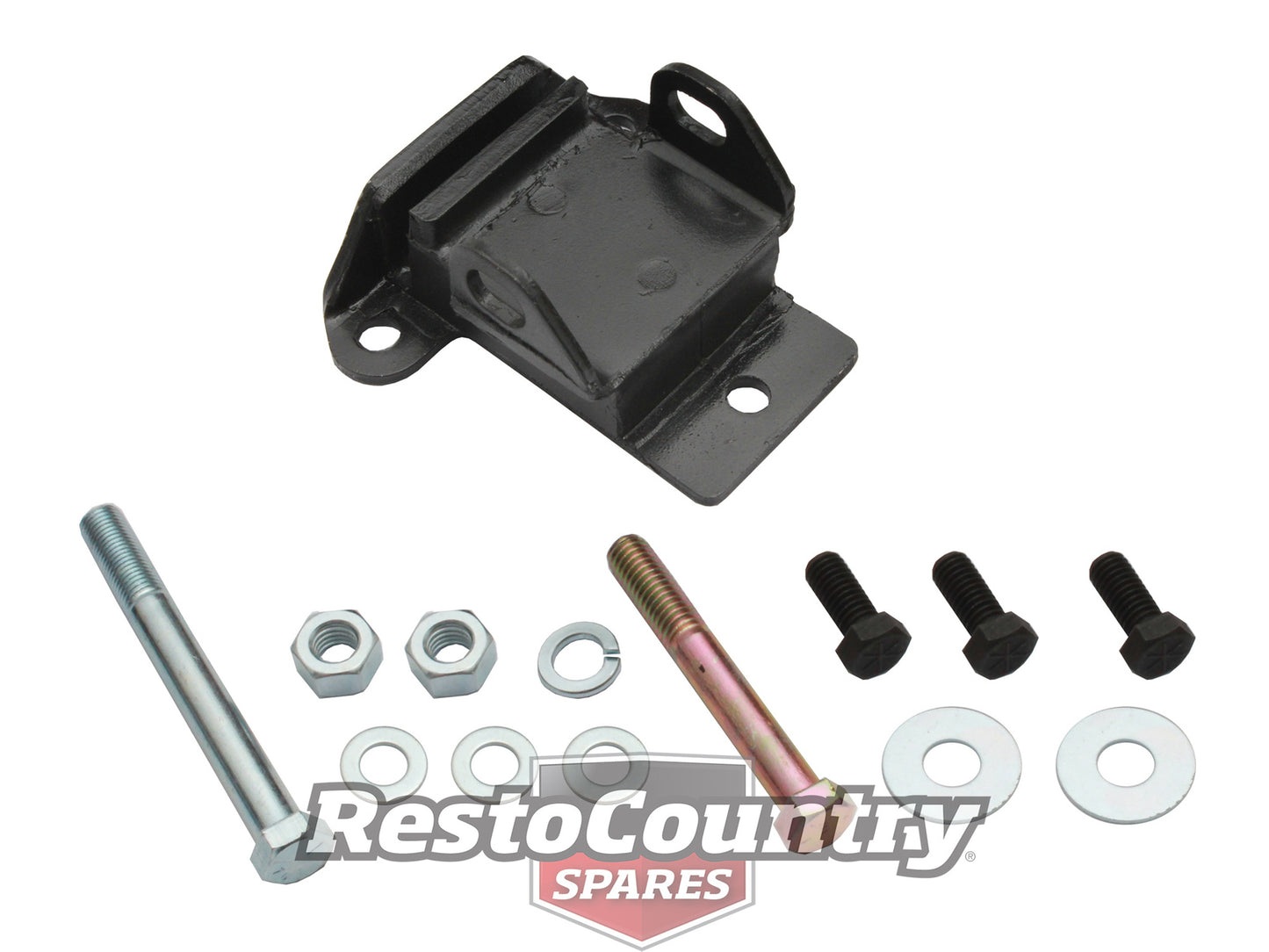 Holden HT HK HG. V8 SB Chev Engine Mount x1 +Bolts Nuts Mounting Kit 307 327 350 - EM1017