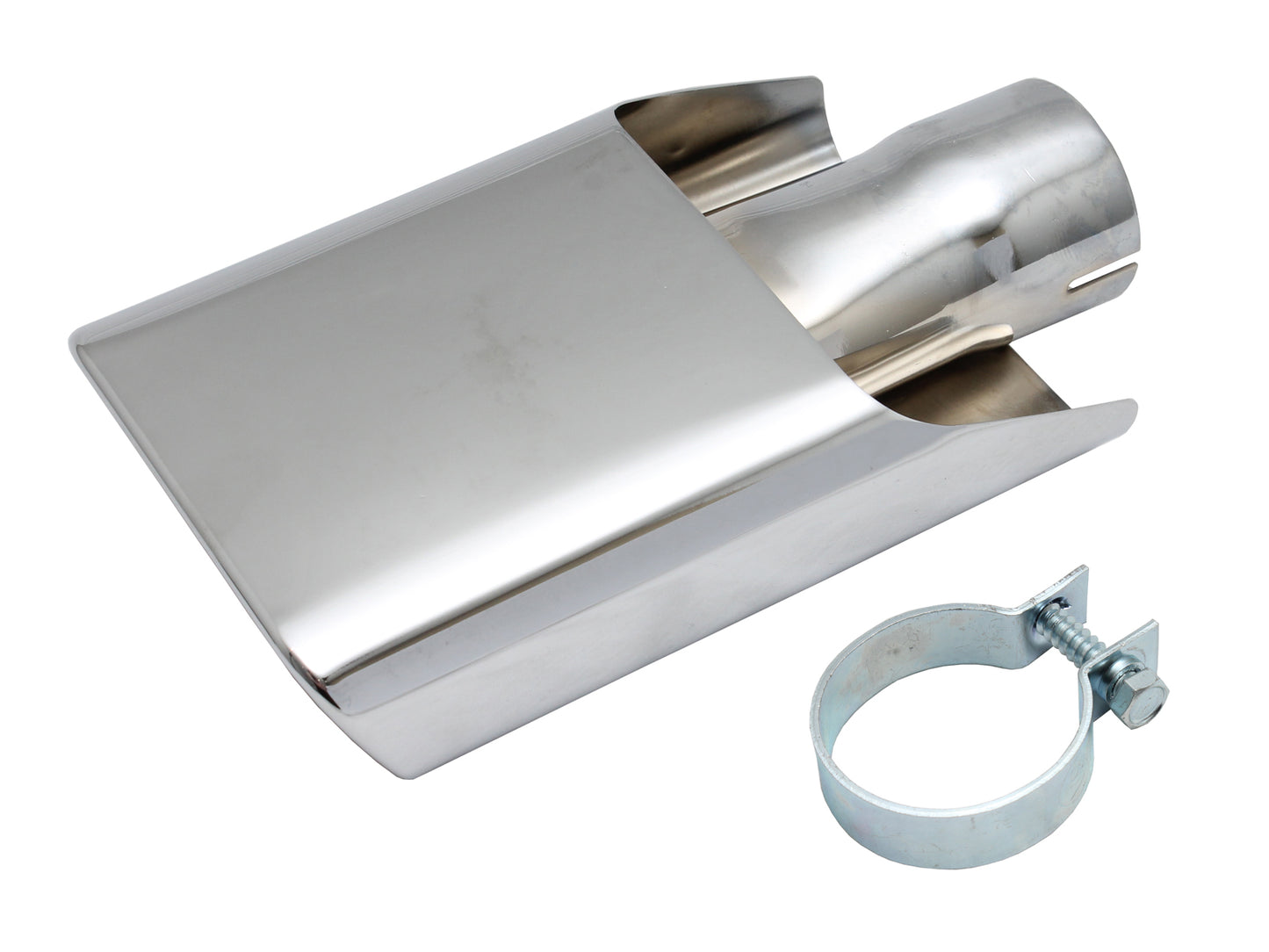 Ford Chrome Exhaust Tip + Clamp kit XA XB GT pipe muffler system - ET2000