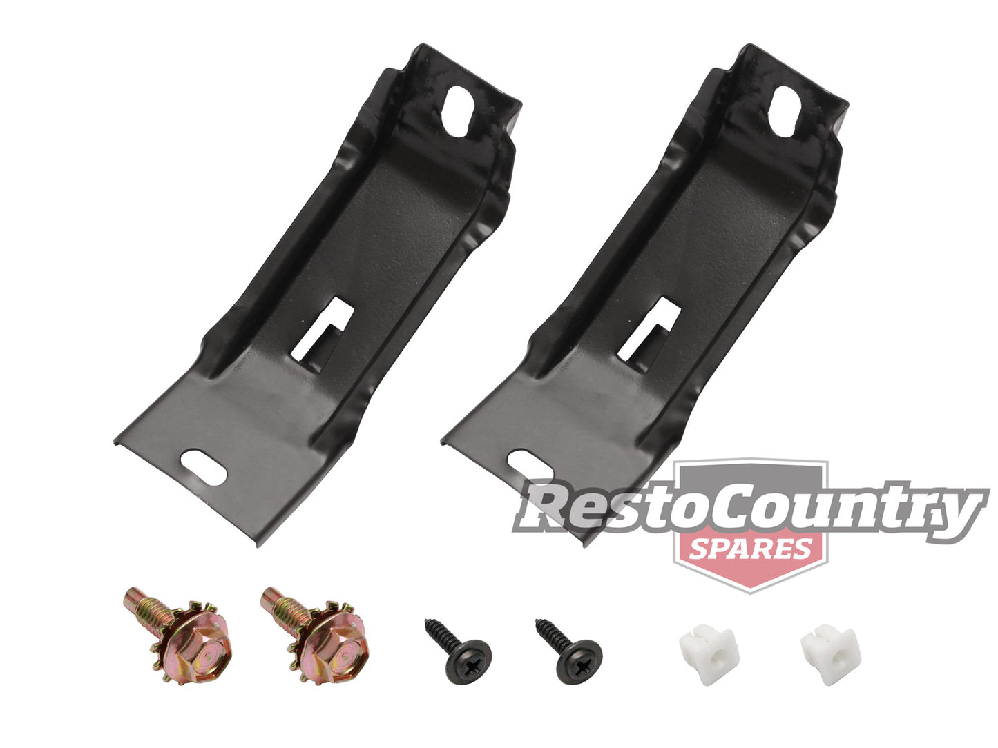 Ford Radiator Grille Upper Mounting Bracket + Bolt Kit XW XY ZC ZD grill clip - F2094