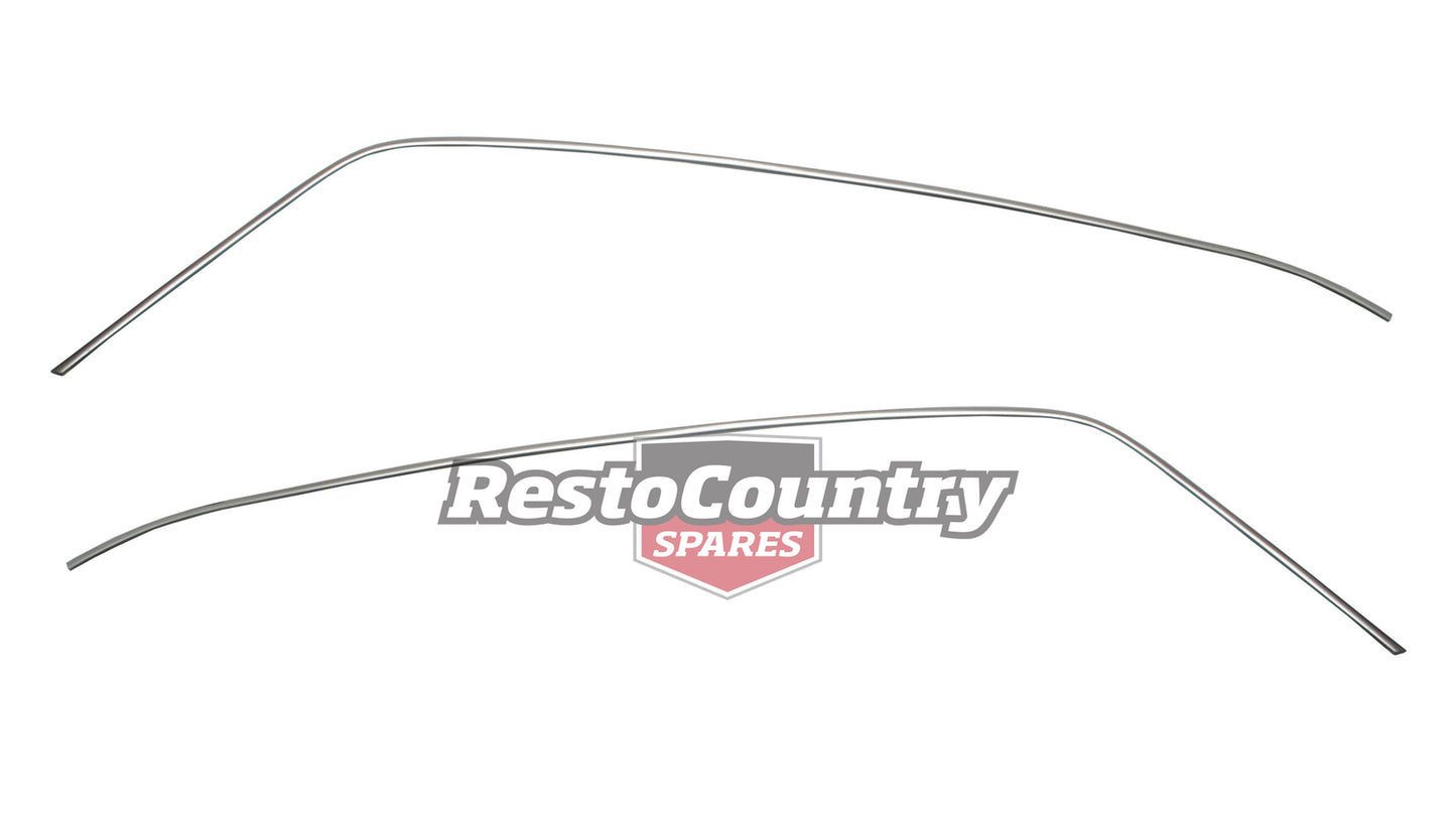 Ford Roof Drip Rail Moulding Set x2 XR XT XW XY ZA ZB ZC ZD trim mould - F2162