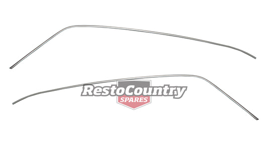 Ford Roof Drip Rail Moulding Set x2 XR XT XW XY ZA ZB ZC ZD trim mould - F2162