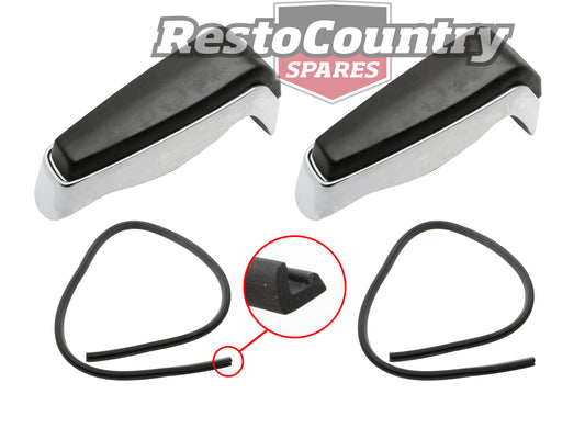 Ford Front Bumper Bar Over Rider Overrider +Rubber Kit XR XT XW XY ZA ZB ZC ZD - F2199