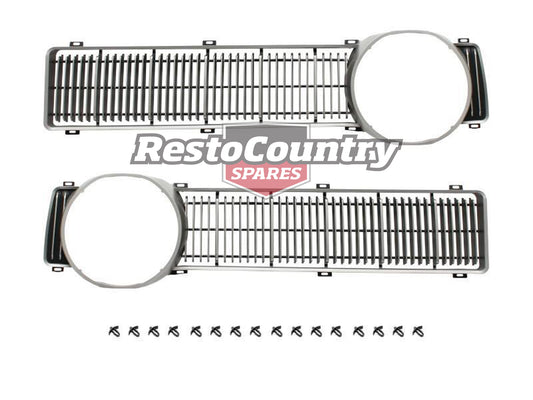 Ford NEW XY GT Grille Insert Pair Left + Right + Fitting Kit surround grill - F2227