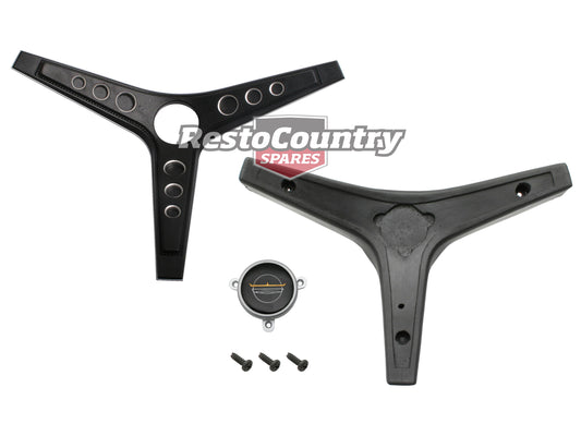 Ford Steering Wheel Centre Assembly XW XY GT + Badge + Screws horn pad - F2282