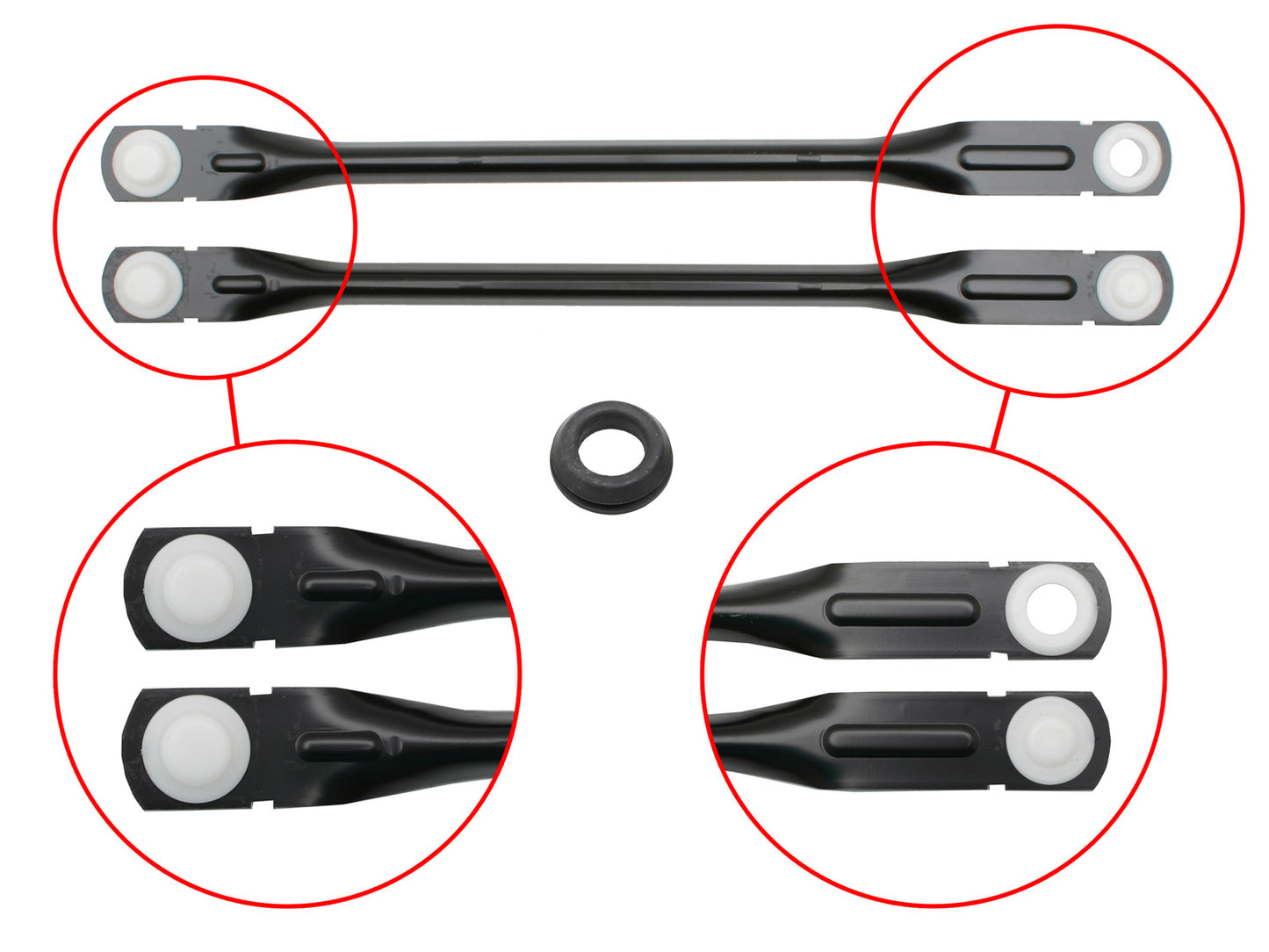 Ford Windscreen Wiper Linkage Arms XD XE XF XG XH ZJ ZK ZL pair glass - F2298