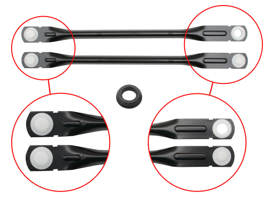 Ford Windscreen Wiper Linkage Arms XD XE XF XG XH ZJ ZK ZL pair glass - F2298