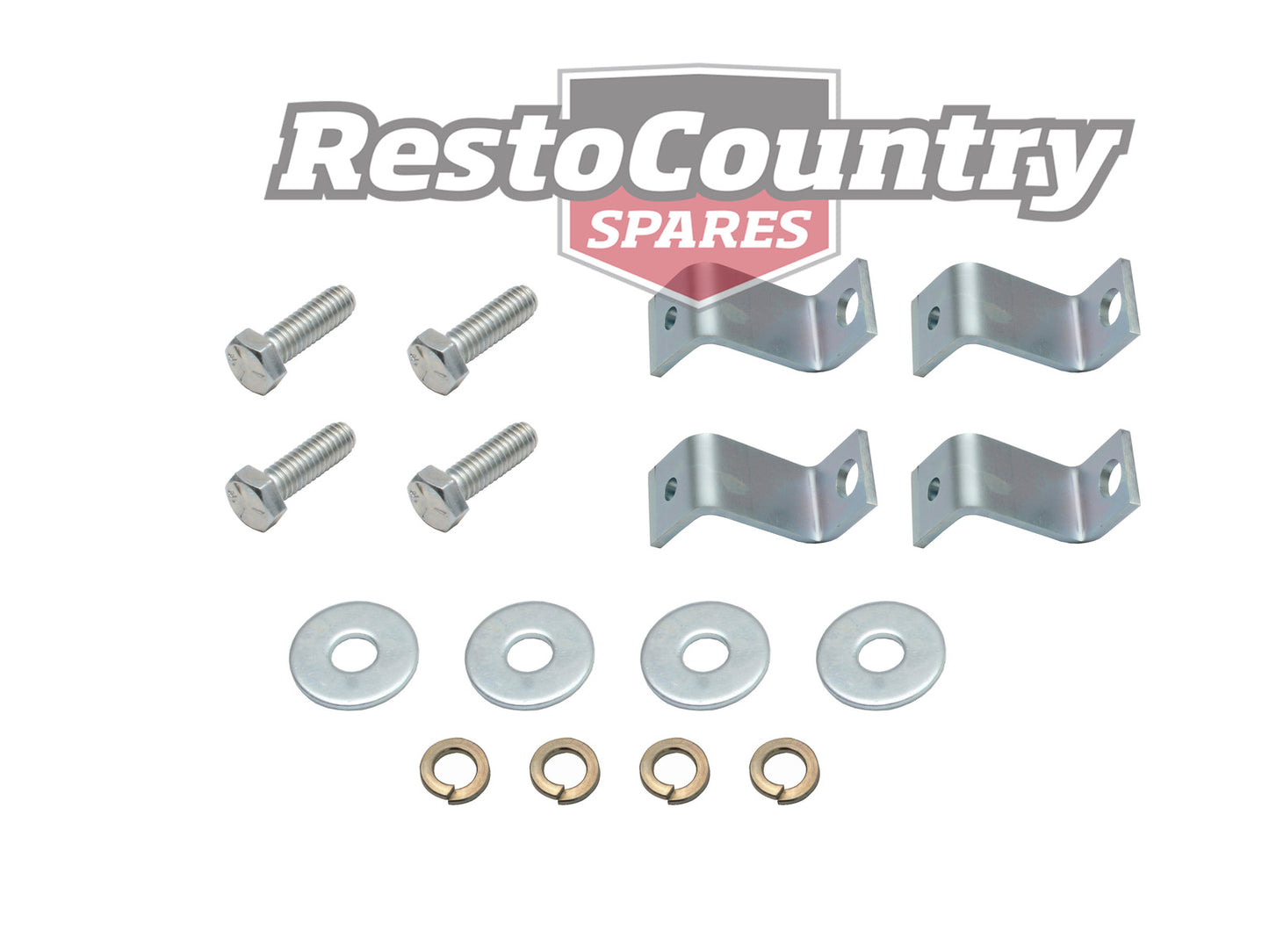 Ford Rear Bumper Bar Bracket + Bolt Kit UTE XR XT XW XY bumperettes nut washer - F2357