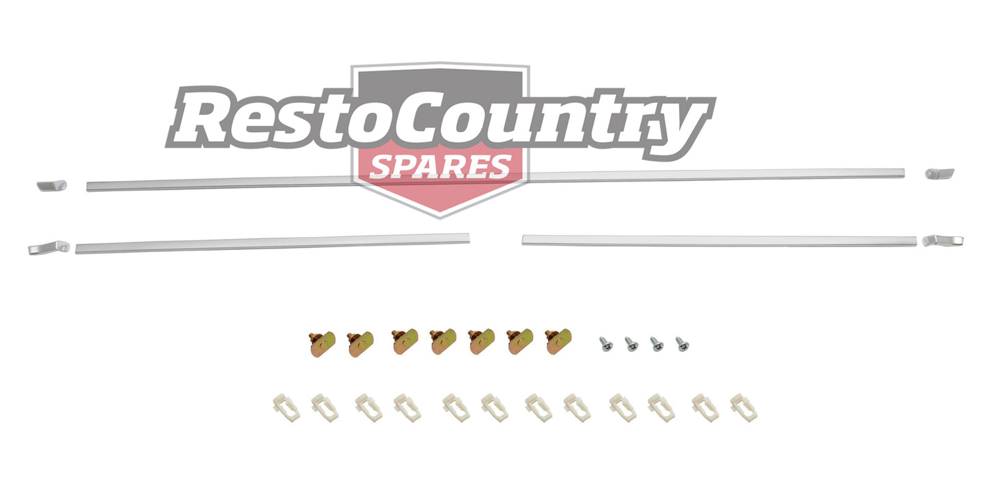 Ford XW GT Boot Moulding Kit mould trim strip chrome - F2387