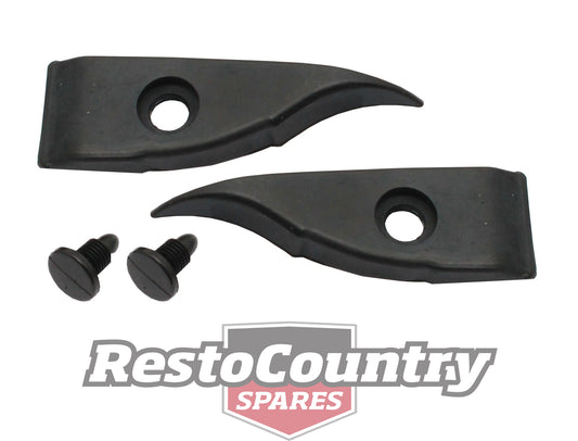 Ford Upper Rear Door Seal Supports x2 Pair XA XB XC Sedan Wagon rubber - F2389