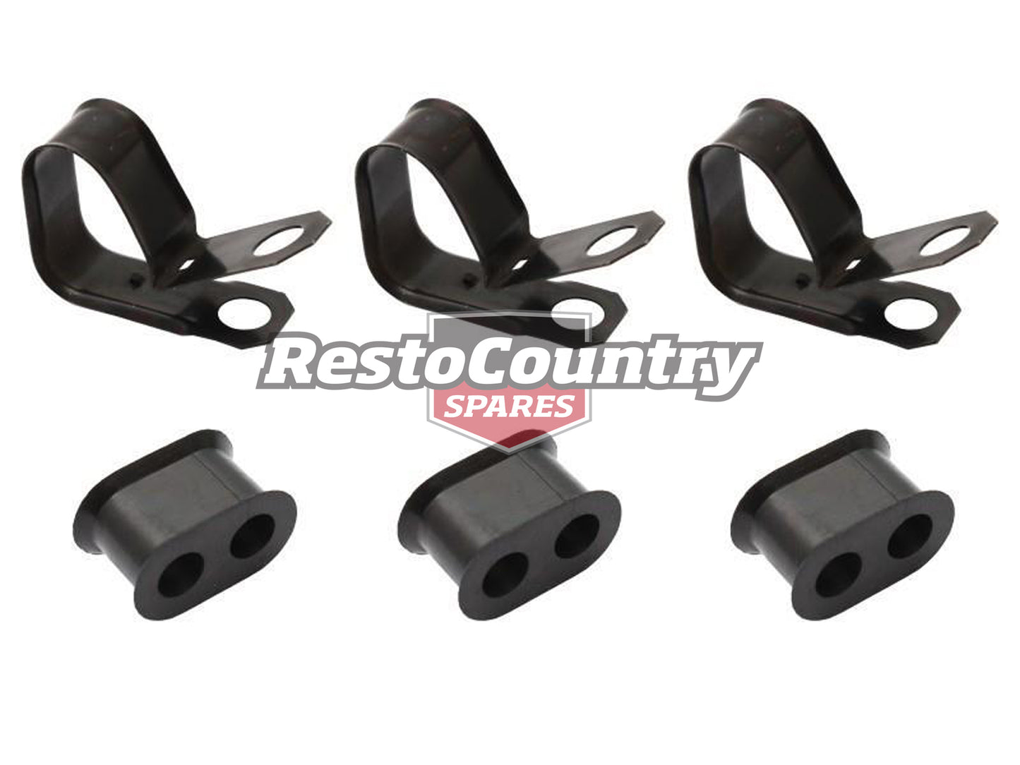 Ford Power Steering Hose Retainer Kit XA XB XC XD XE XF Falcon ZF ZG Fairlane - F2429