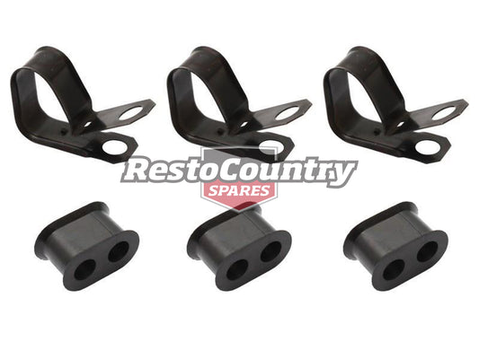 Ford Power Steering Hose Retainer Kit XA XB XC XD XE XF Falcon ZF ZG Fairlane - F2429