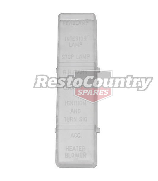 Ford Fuse Cover XA XB Falcon ZF ZG  Fairlane  panel  trim  case - F2436