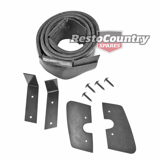 Ford Rear Bumper Bar Rubber Dust Seal + Bracket + Screw Kit XB Sedan - F2449