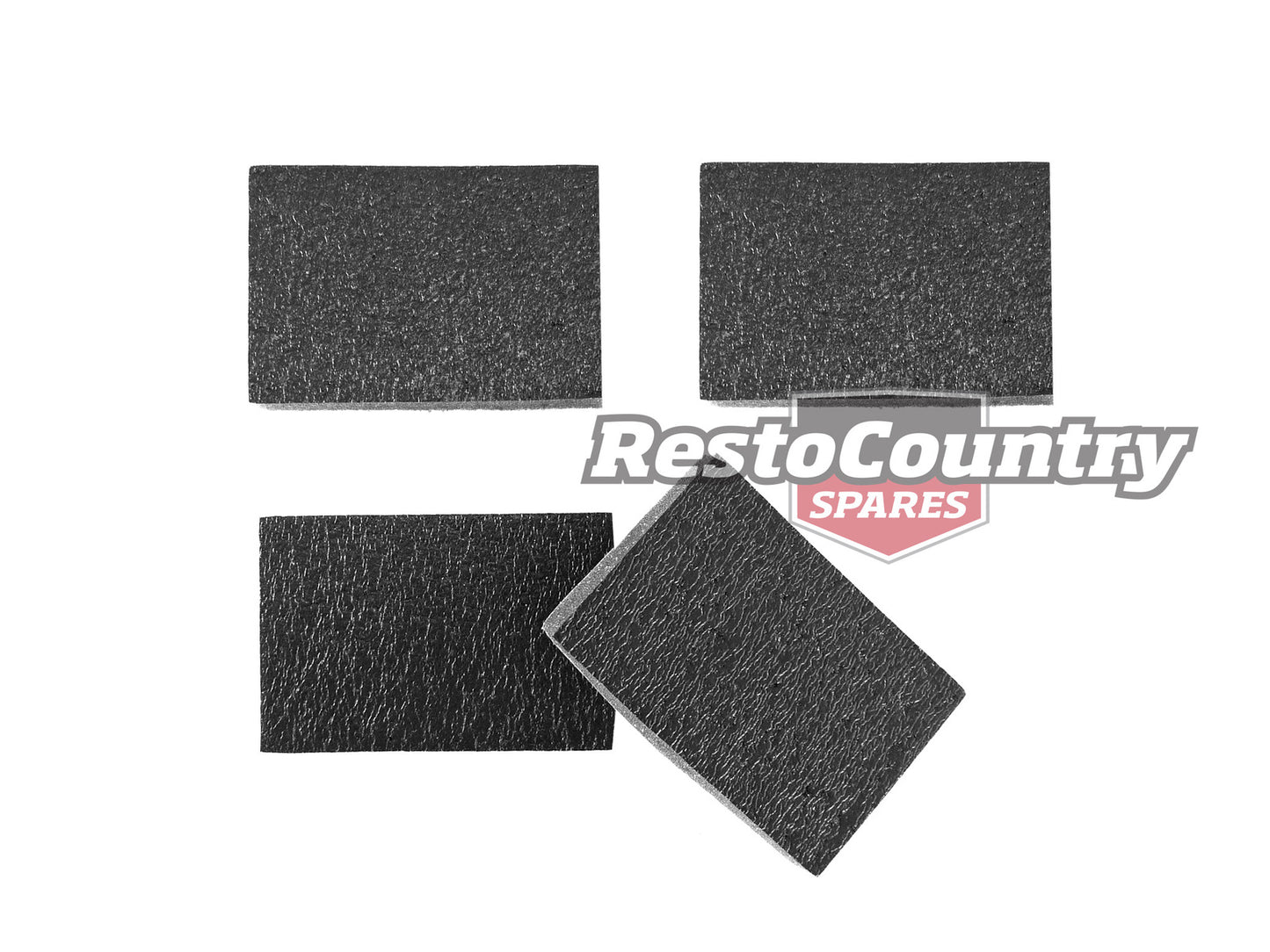 Ford Seat Belt Anti Rattle Foam Pad Set x4 XA XB XC Peel n Stick cushion - F2465
