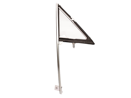 Ford Front RIGHT Quarter Vent Window + Chrome Fame Assembly XY Falcon - F2491