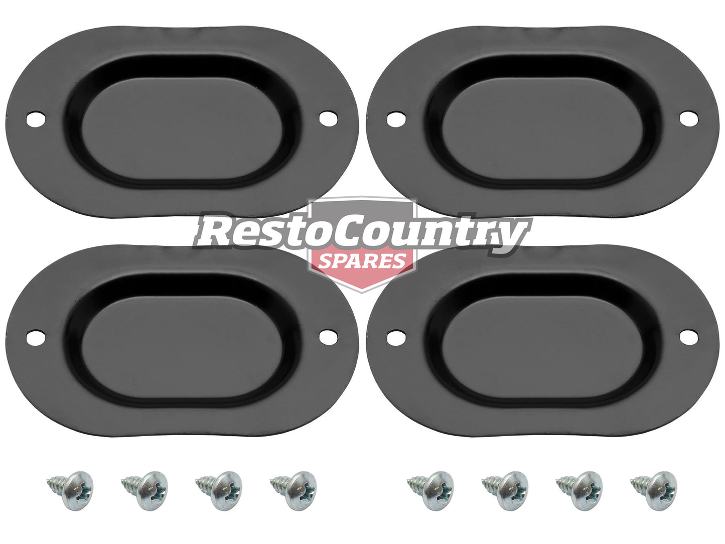 Ford Floor Pan Blanking Plate Kit (4pcs) Falcon XR XT XW XY XA XB XC ZA ZB ZC ZD - F2520