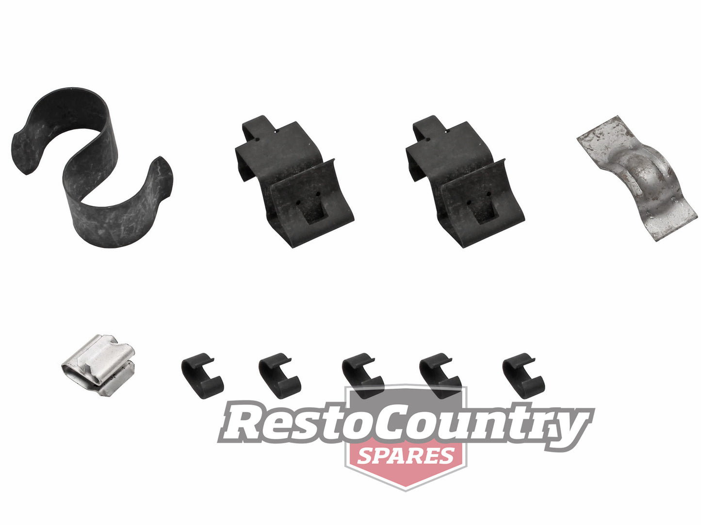 Holden Torana Engine Bay Clips Set LH LX wiring wire loom clip clamp - FC1013