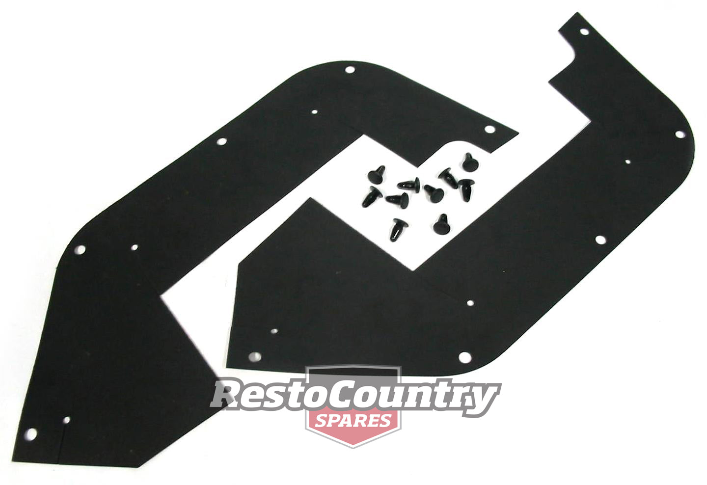 Holden FRONT Fender / Guard Dust Deflector Shield Kit HQ HJ HX HZ WB - FDS1000