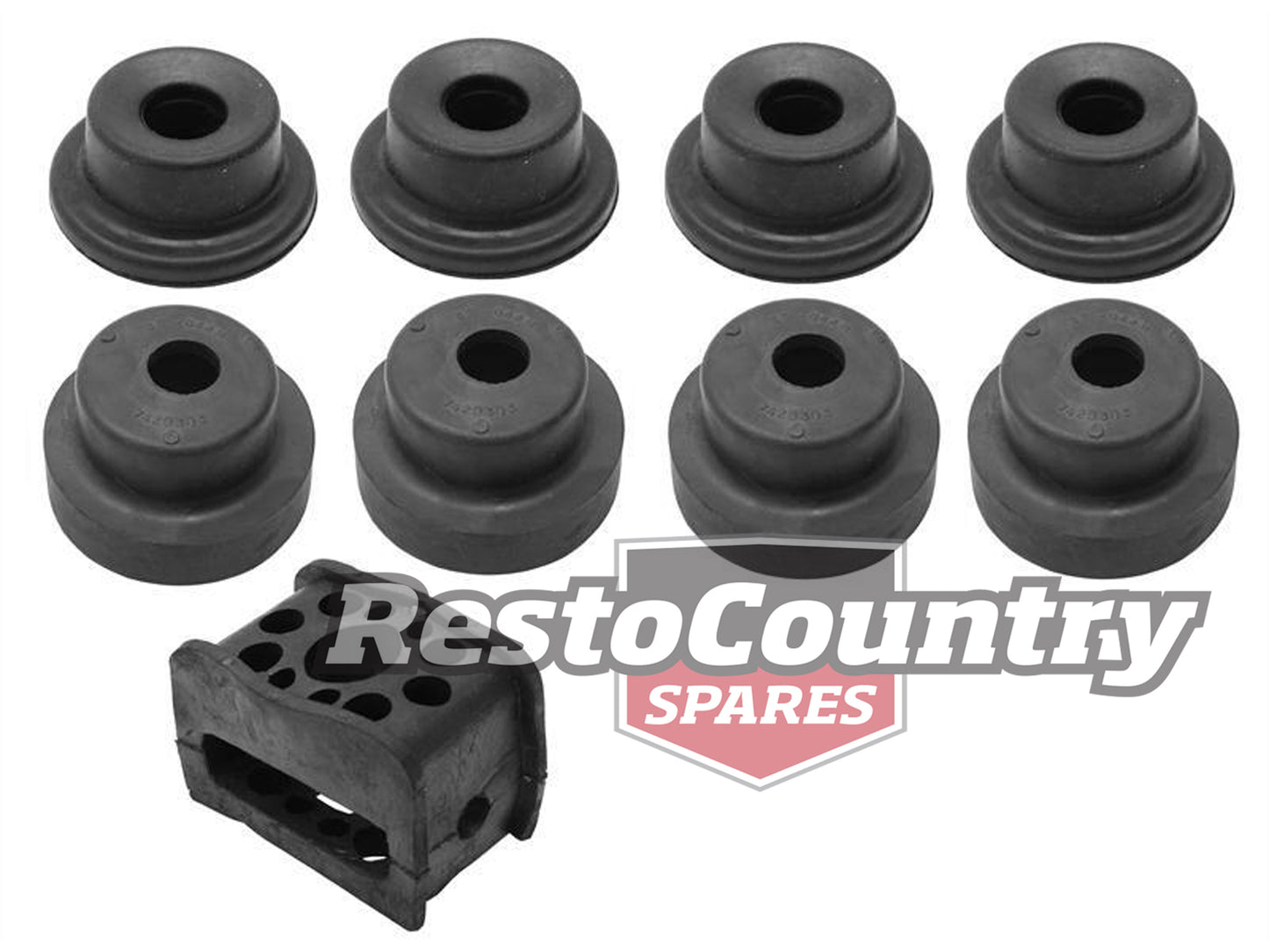 Holden Front End Mounting Rubber Kit FE FC FB EK EJ With HR Cross Member K Frame - FEK4A