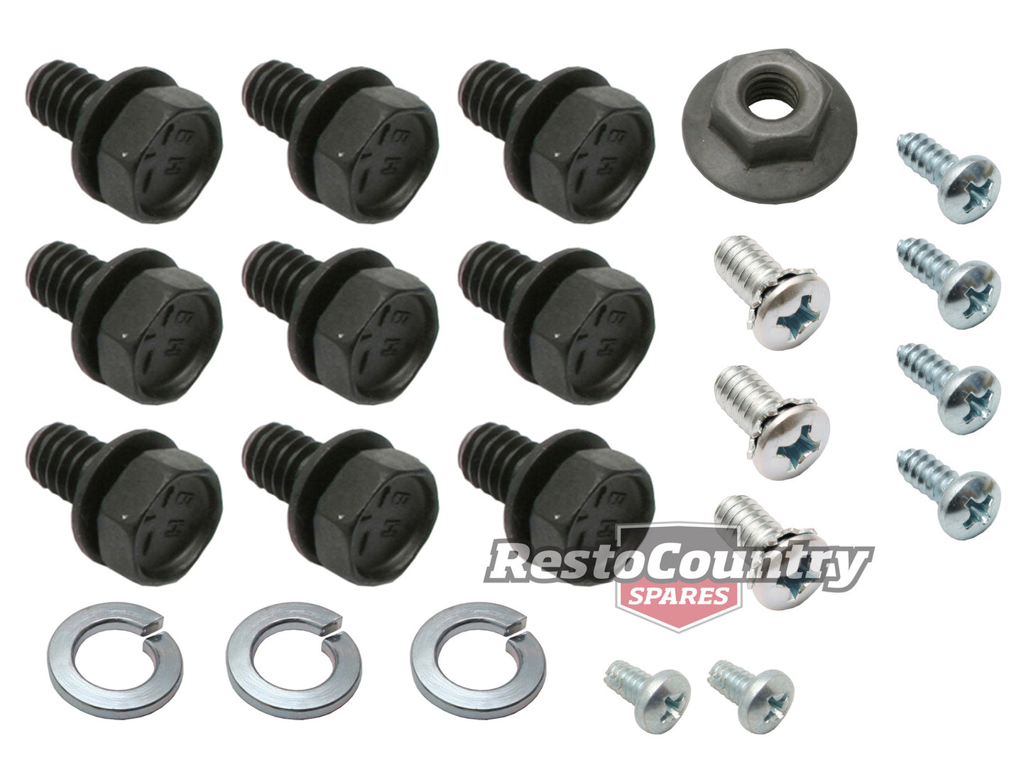 Holden Front Door Internal Bolts + Nuts + Screws HK HT HG Monaro Resto Country - FK1005