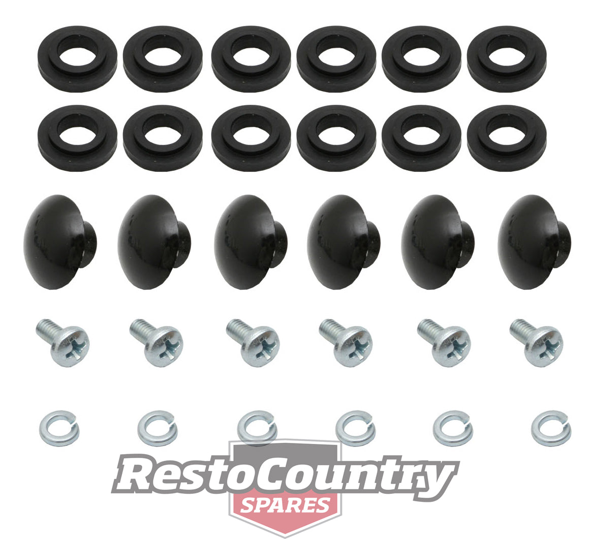 Holden Rear 1/4 Qtr Glass Dome Nut +Seal Kit Torana LX UC Hatchback quarter hatch - FK1094