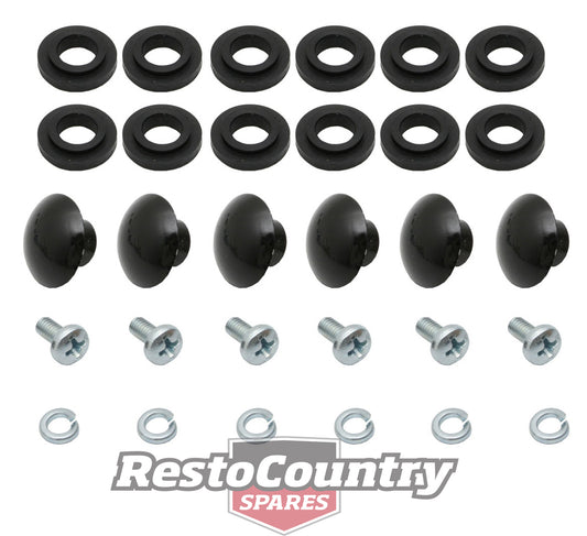 Holden Rear 1/4 Qtr Glass Dome Nut +Seal Kit Torana LX UC Hatchback quarter hatch - FK1094