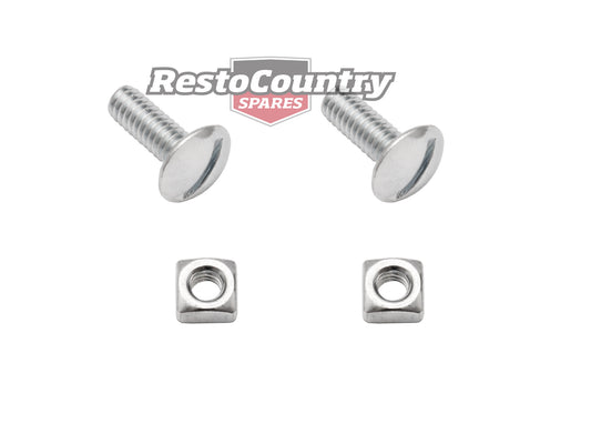 Number Plate Fitting Kit Suit Holden Ford Valiant Universal Nut + Bolt licence - FK1164