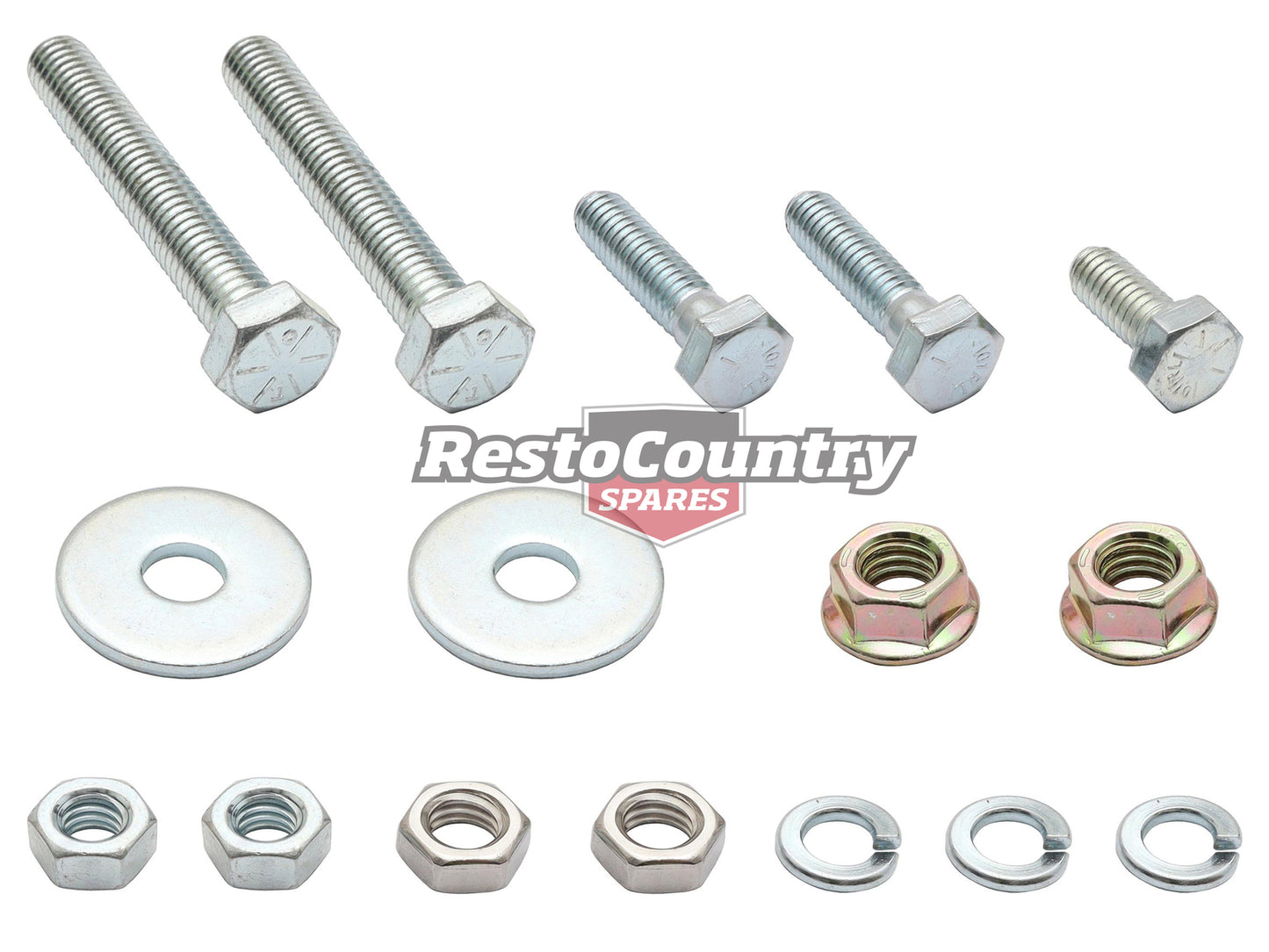 Holden Fuel Tank Mounting Bolt Kit 16 pcs HQ HJ HX HZ WB Ute Van One Tonner - FK1197