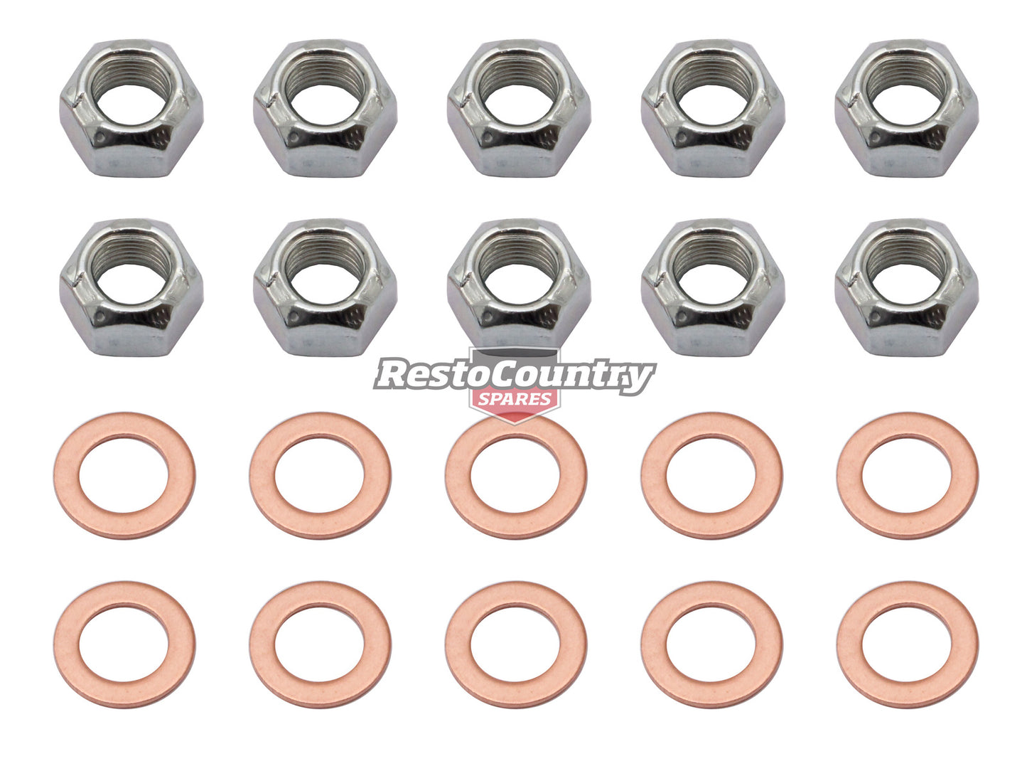 "Ford Nut & Washer Kit 9" Diff Mounting Bolts NEW XT XW XY XA XB XC ZA ZB ZC ZH - FK2024"