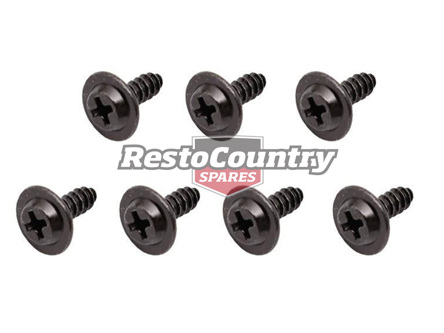 Ford Front Cowl Panel Screw Set x7 XC Falcon ZH Fairlane - FK2028